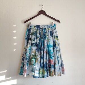 Perks and Mini Multicolor Tie-Dye Midi Skirt